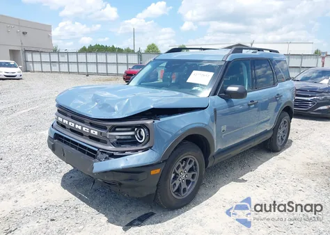 2024 Ford Bronco Sport Big Bend z USA, uszkodzony, nr VIN 3FMCR9B65RRF65779